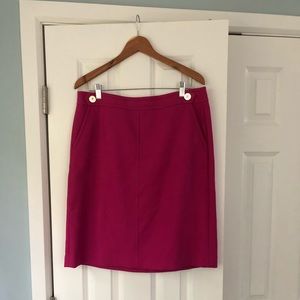 Talbots Fuscia A-Line Skirt, size 12